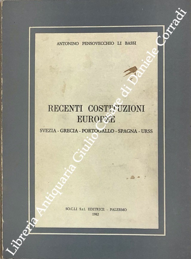 Recenti costituzioni europee