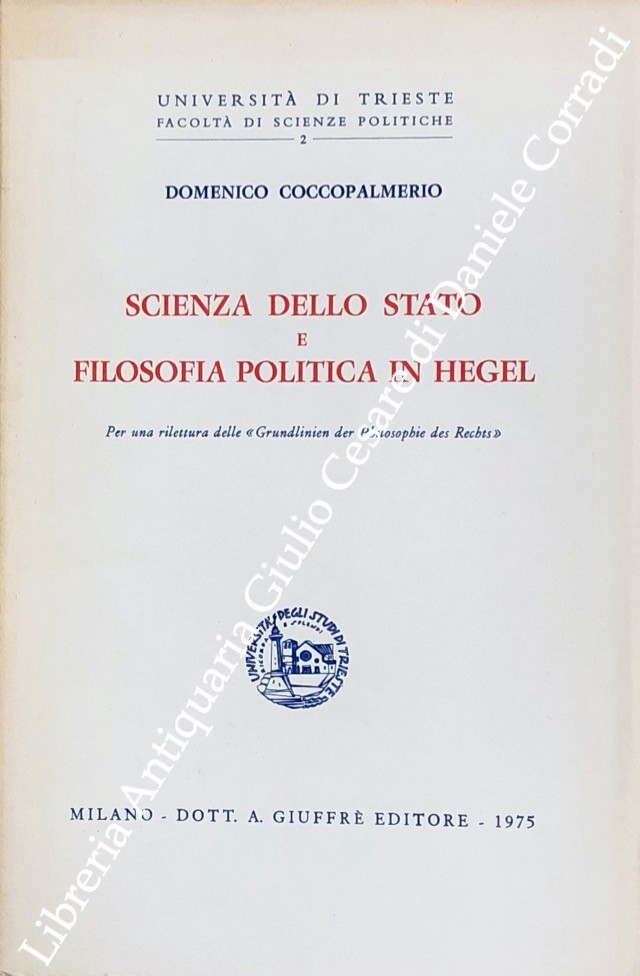 Scienza dello stato e filosofia politica in Hegel