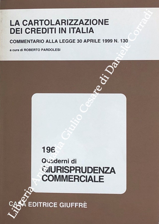 La cartolarizzazione dei crediti in Italia