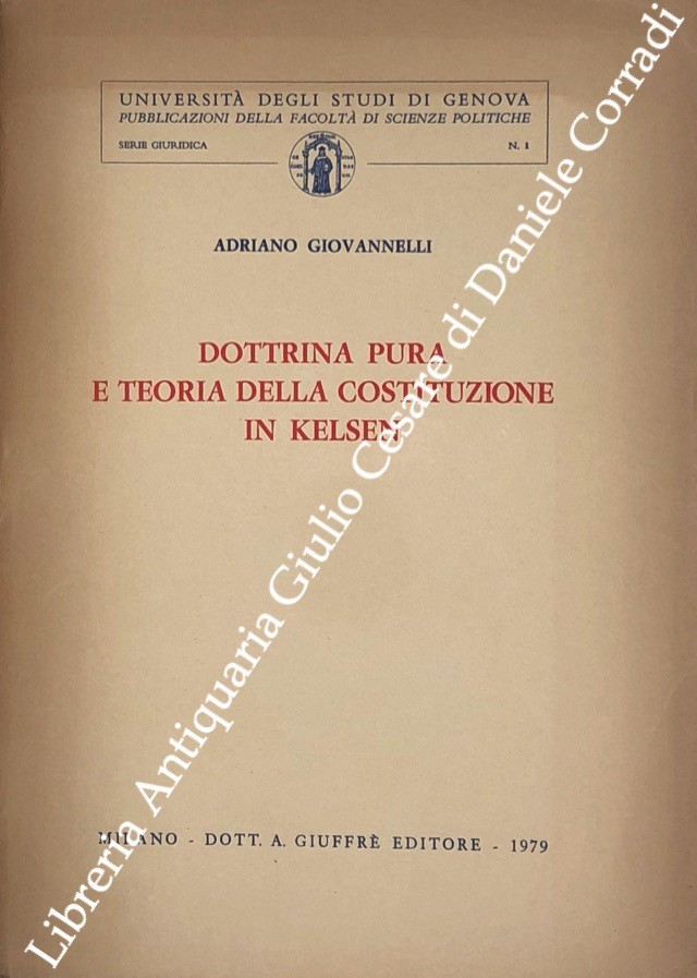 Dottrina pura e teoria della costituzione in Kelsen