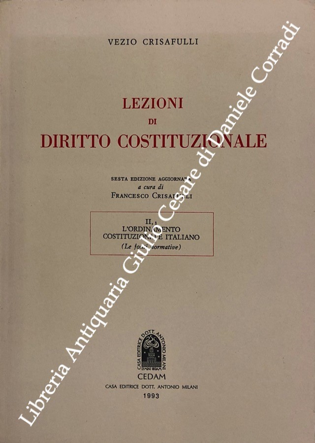 Lezioni di diritto costituzionale