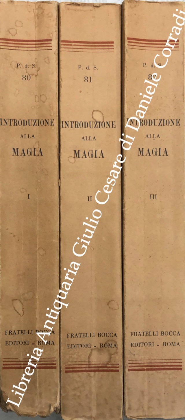 Introduzione alla magia quale scienza dell'Io