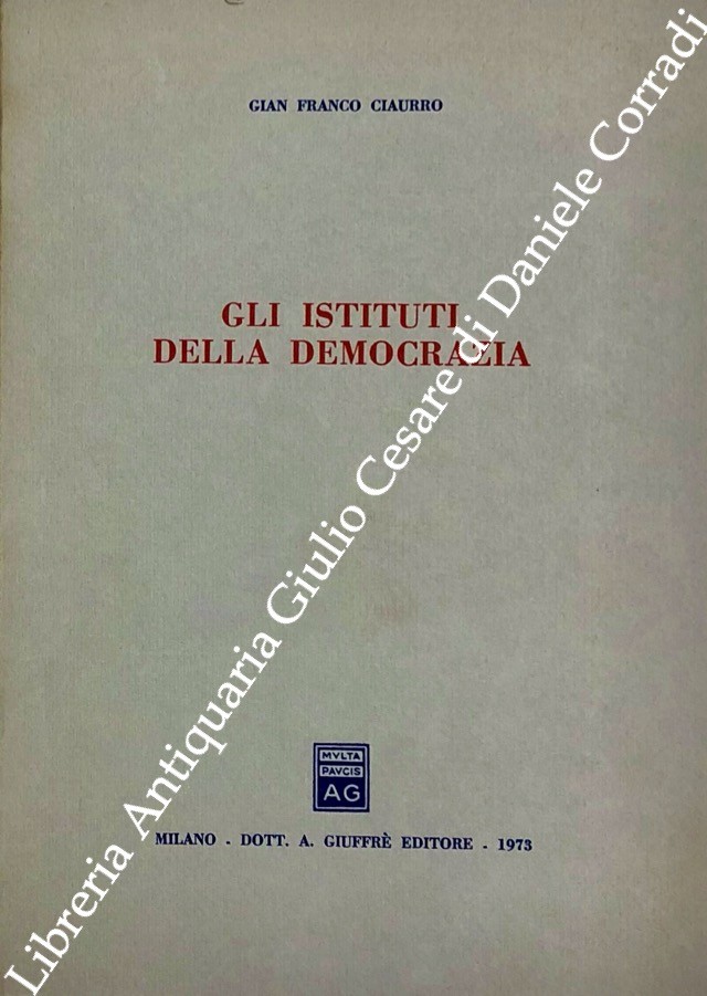 Gli istituti della democrazia