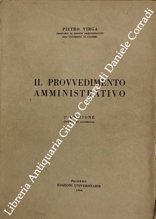 Il provvedimento amministrativo