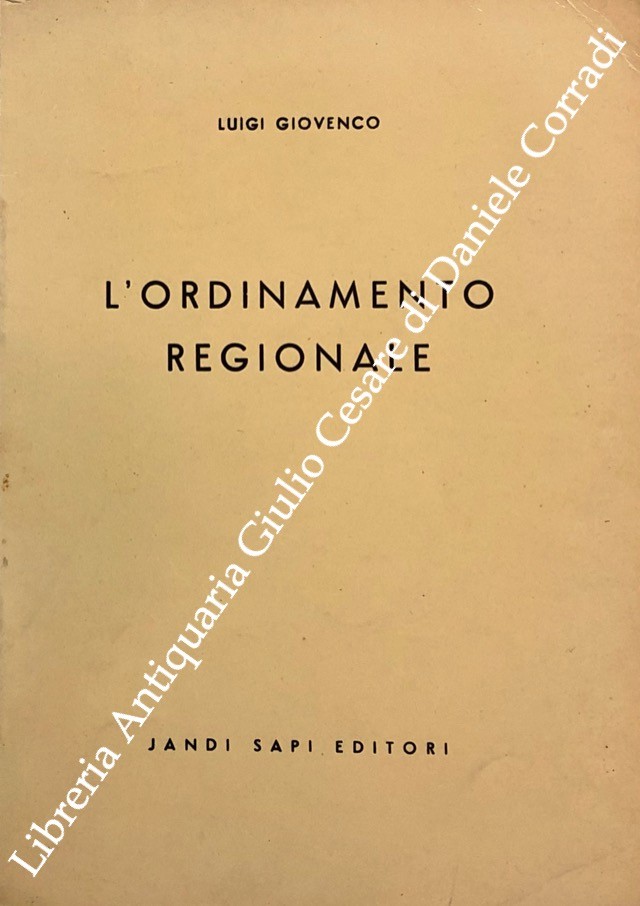 L'ordinamento regionale