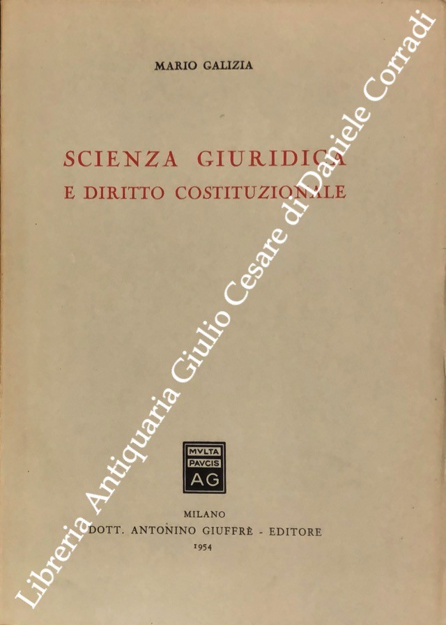 Scienza giuridica e diritto costituzionale
