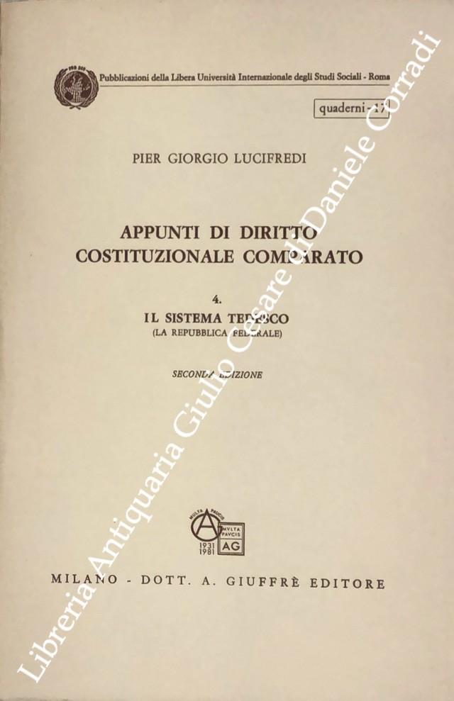 Appunti di diritto costituzionale comparato