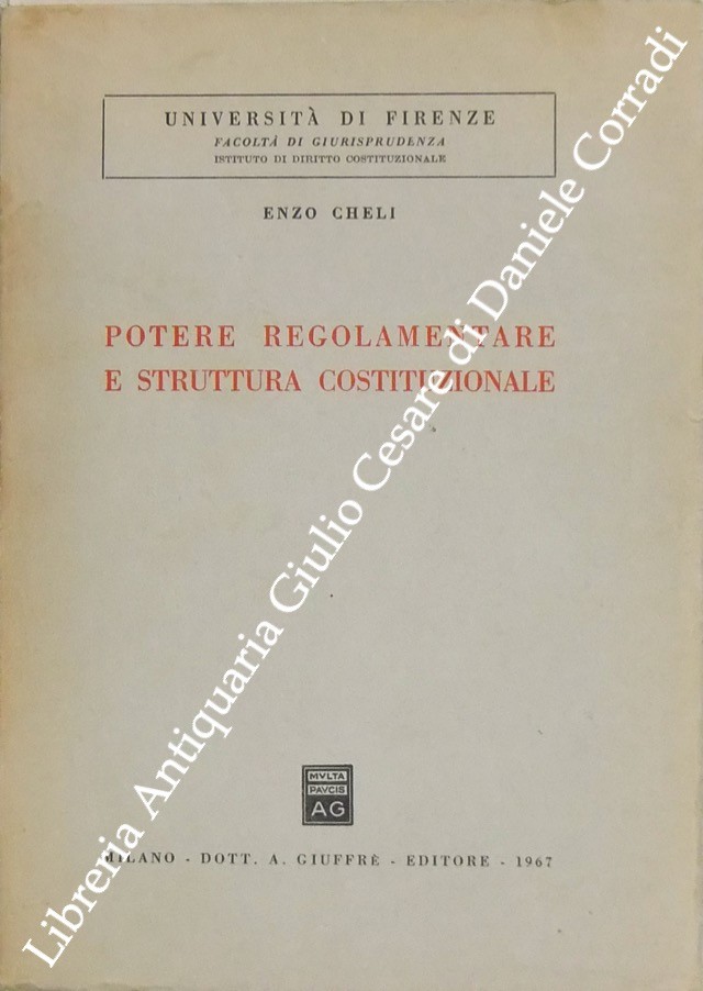 Potere regolamentare e struttura costituzionale