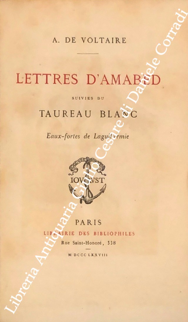Lettres d'Amabed suivies du Taureau Blanc