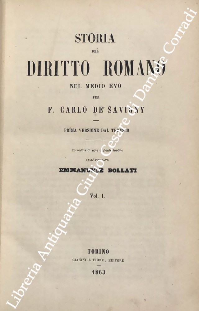 Storia del diritto romano nel Medio Evo
