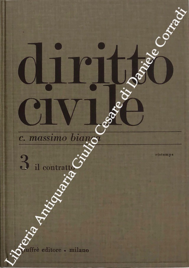 Diritto civile. Vol. III - Il contratto