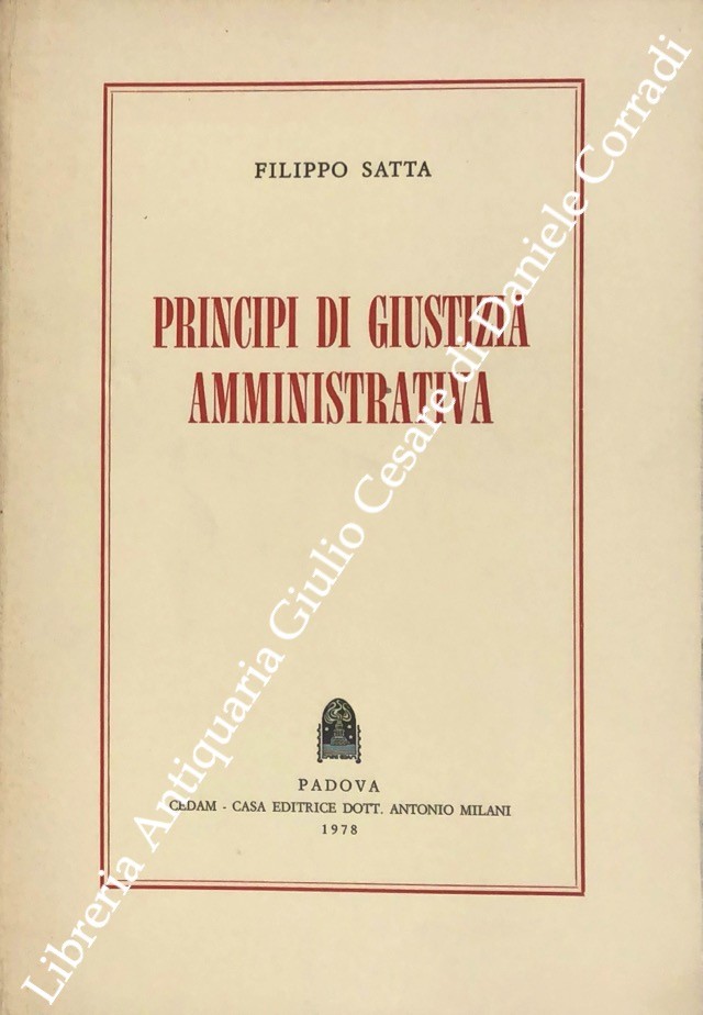 Principi di giustizia amministrativa