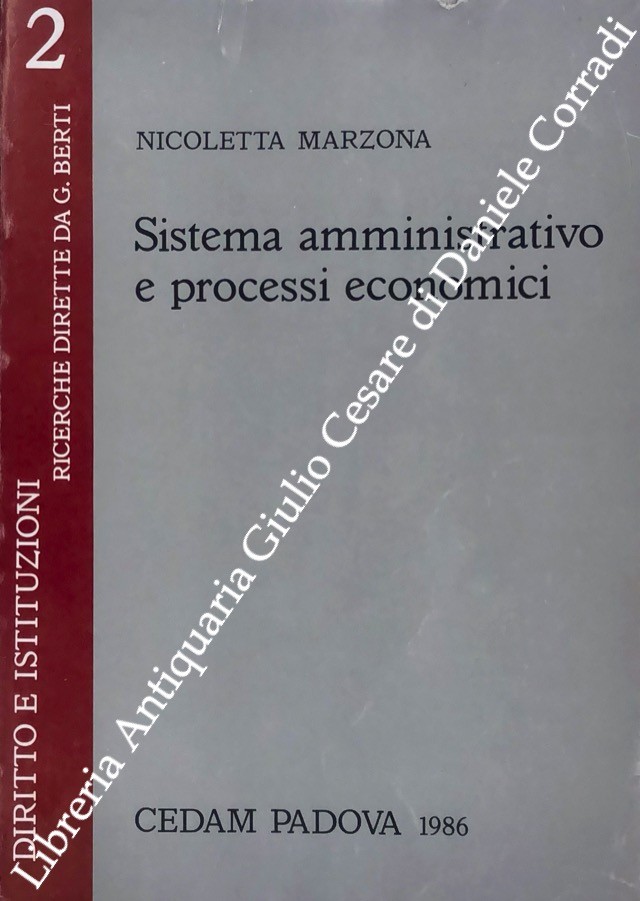 Sistema amministrativo e processi economici