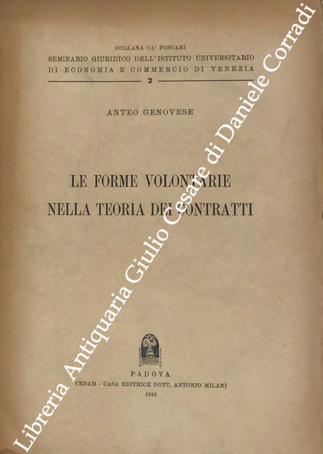 Le forme volontarie nella teoria dei contratti