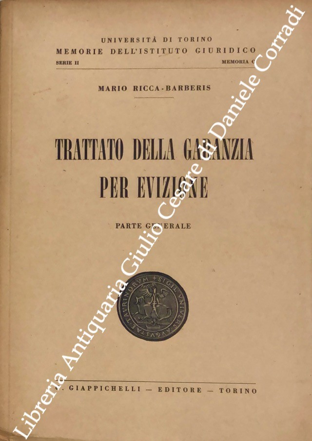 Trattato della garanzia per evizione