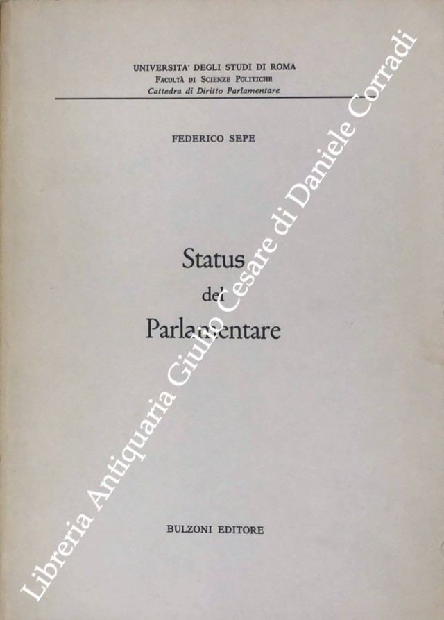 Status del Parlamentare