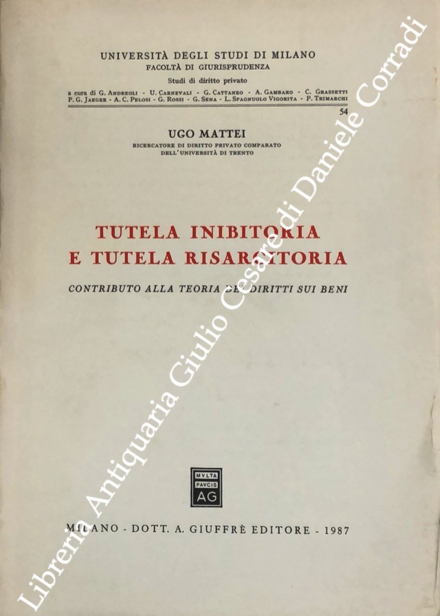 Tutela inibitoria e tutela risarcitoria