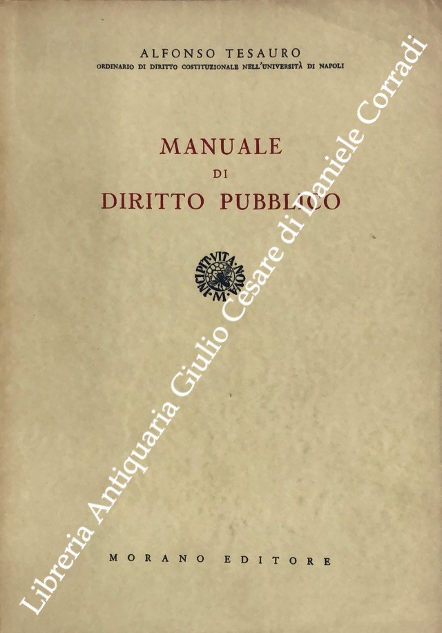 Manuale di diritto pubblico