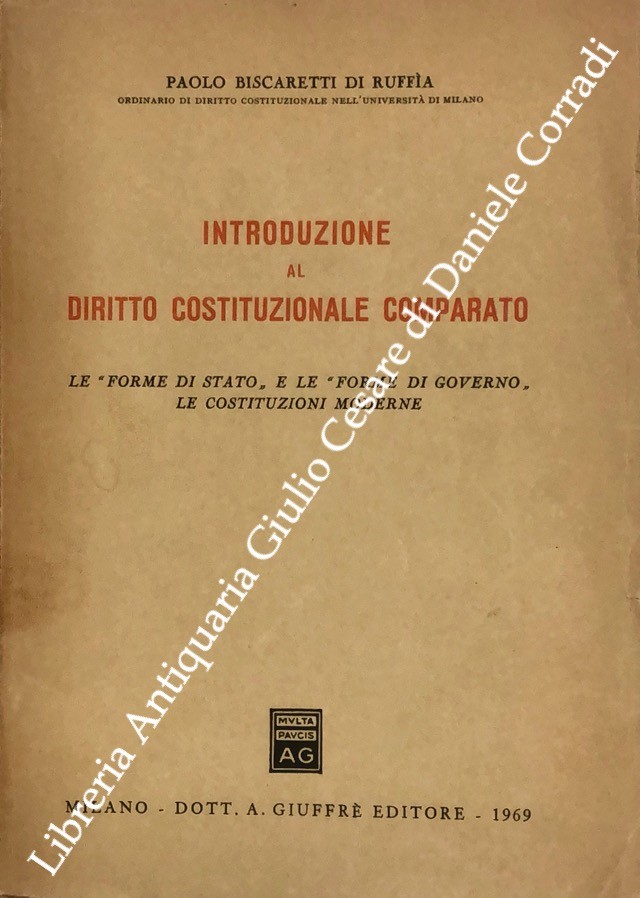 Introduzione al diritto costituzionale comparato