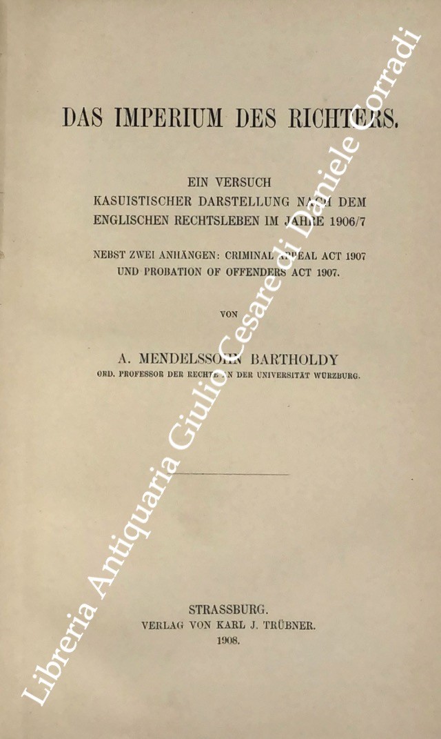 Das imperium des richters