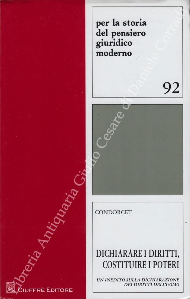 Dichiarare i diritti, costituire i poteri