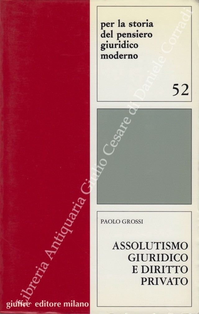 Assolutismo giuridico e diritto privato
