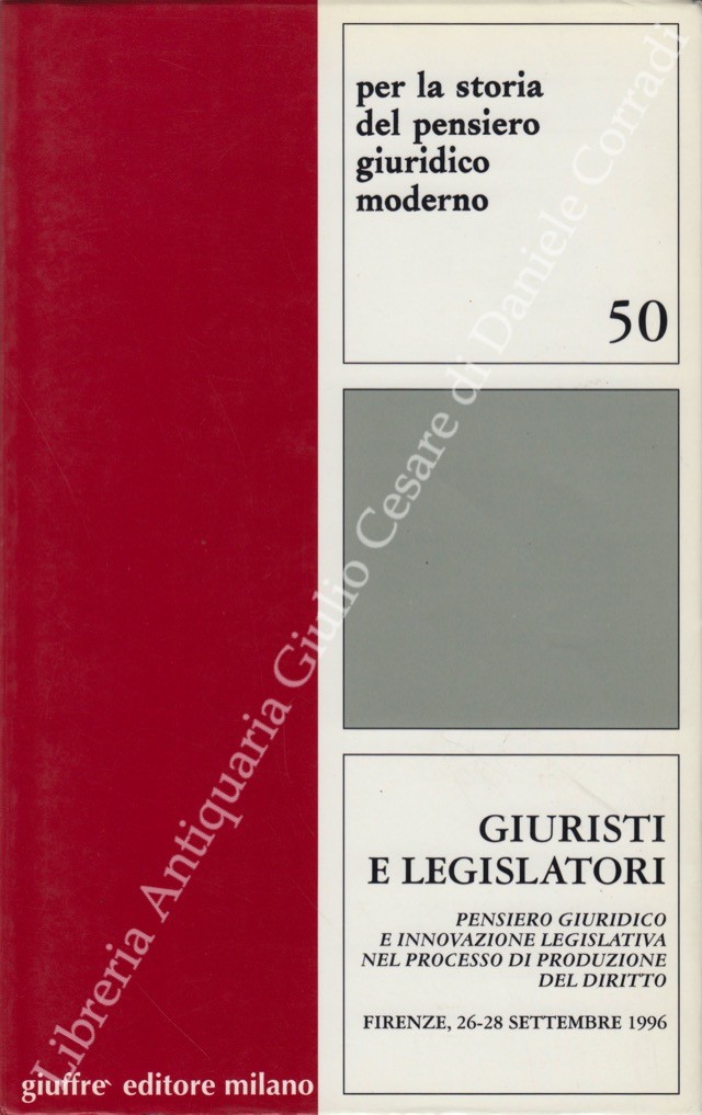 Giuristi e legislatori