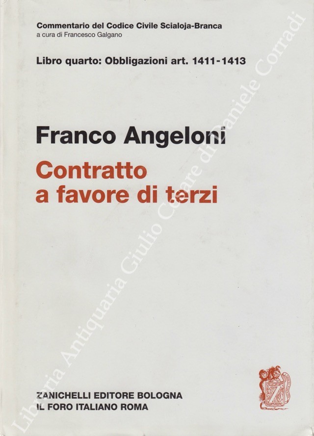 Del contratto a favore di terzi. Art. 1411-1413