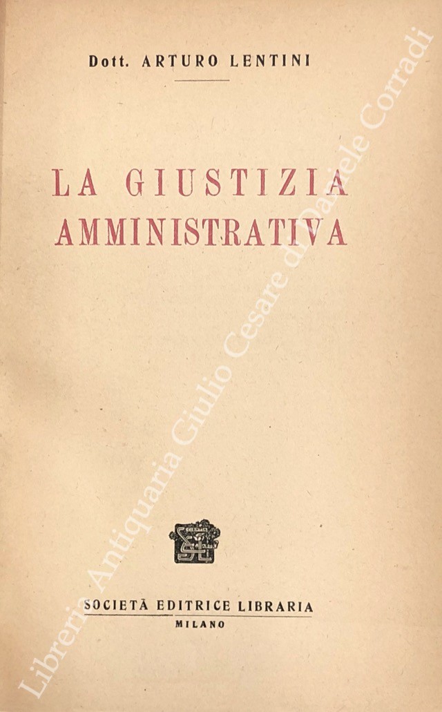 La giustizia amministrativa