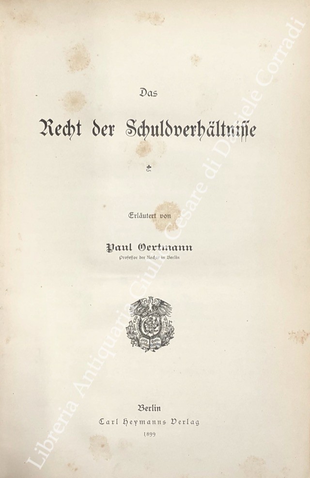 Dar recht der schuldverhaltnisse