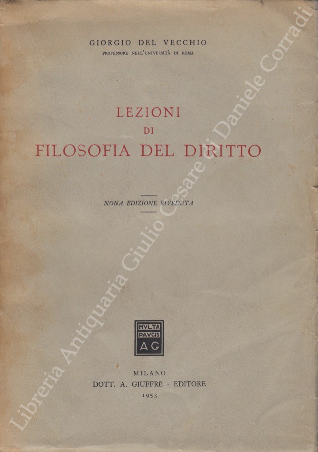 Lezioni di filosofia del diritto