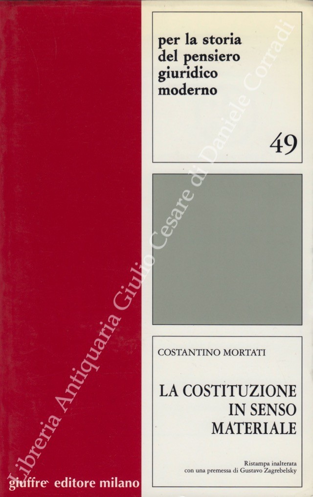 La Costituzione in senso materiale