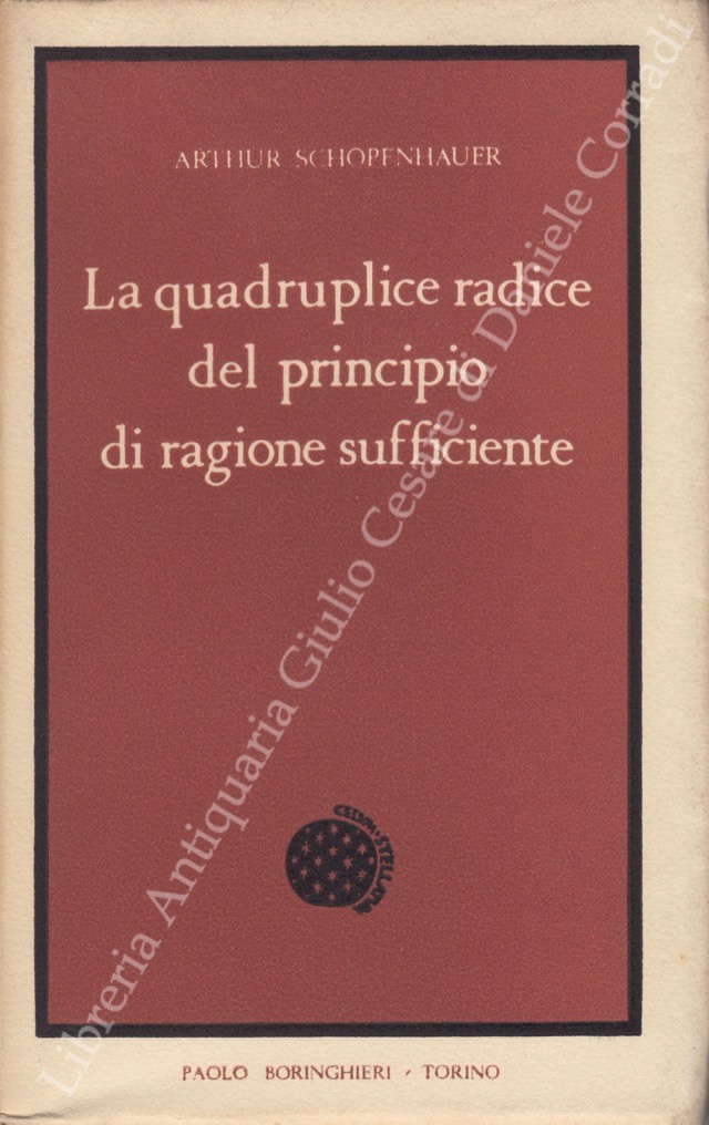 La quadruplice radice del principio di ragione sufficiente
