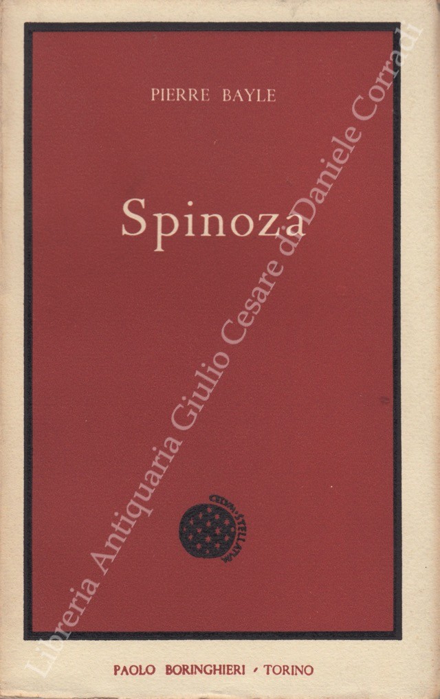 Dizionario storicio e critico. Spinoza