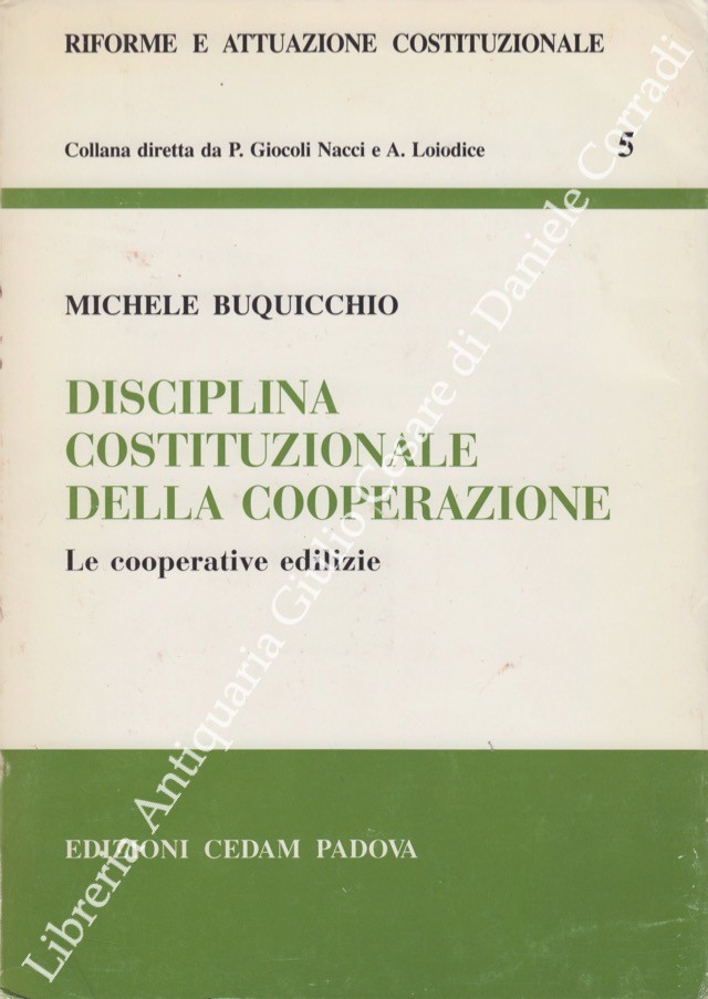 Disciplina costituzionale della cooperazione