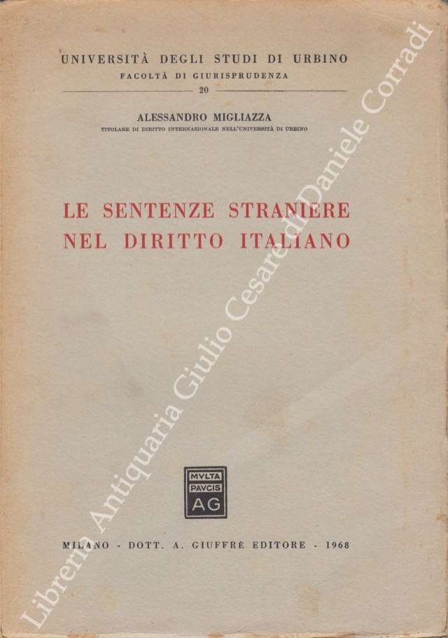 Le sentenze straniere nel diritto italiano