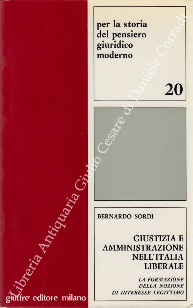 Giustizia e amministrazione nell'Italia liberale