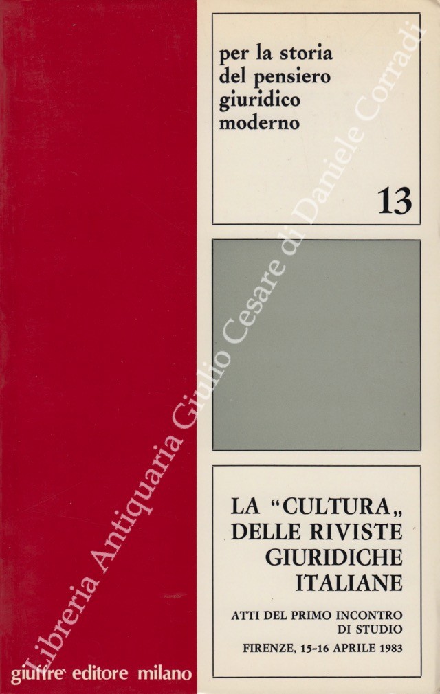 La cultura delle riviste giuridiche italiane