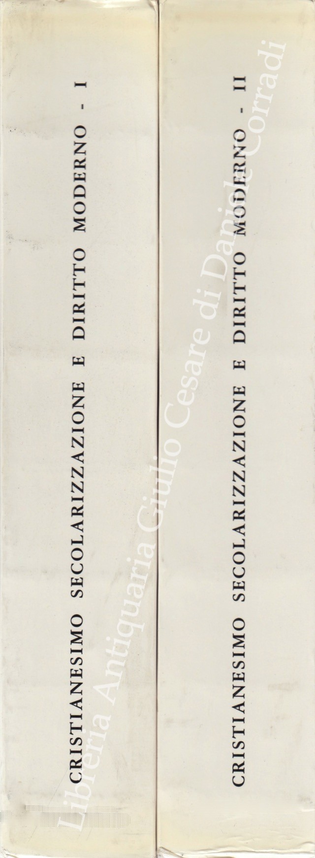 Cristianesimo secolarizzazione e diritto moderno