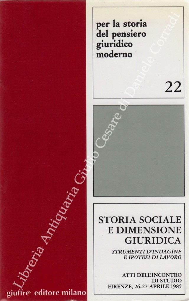 Storia sociale e dimensione giuridica