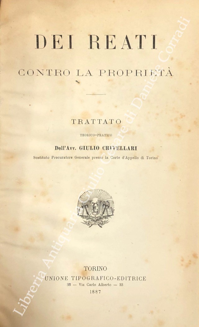 Dei reati contro la proprietà