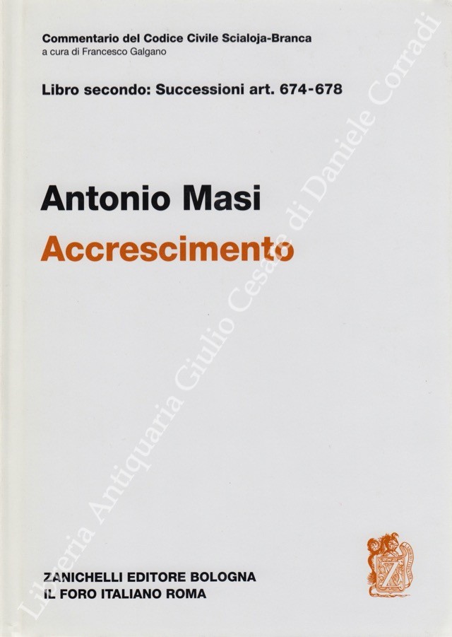 Del diritto di accrescimento. Art. 674-678