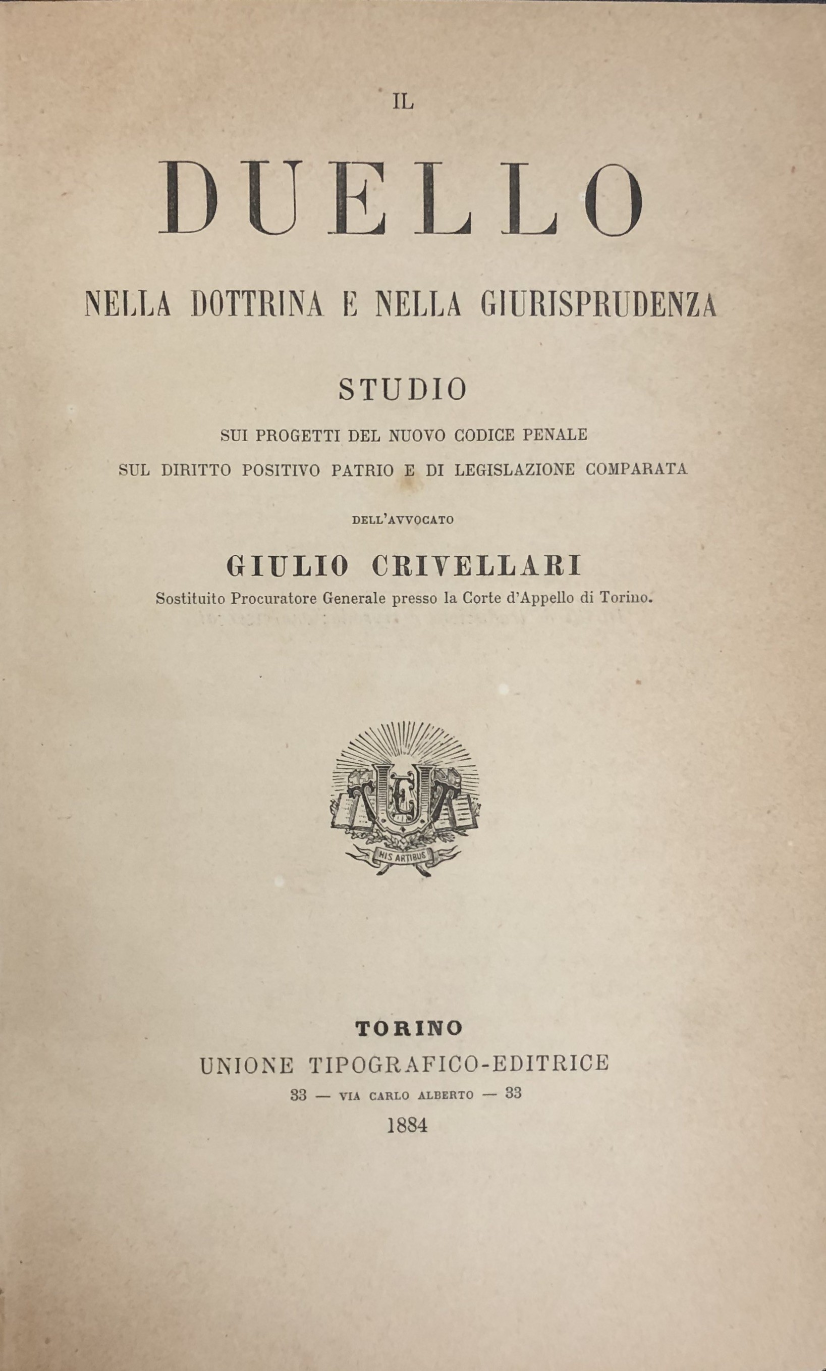 Il duello nella dottrina e nella giurisprudenza