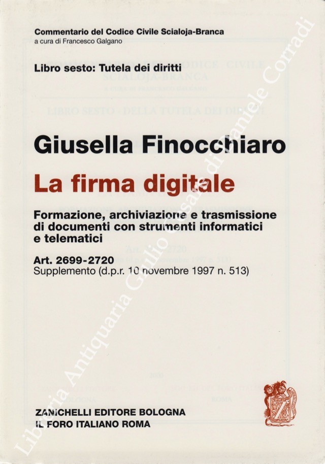 La firma digitale. Art. 2699-2720
