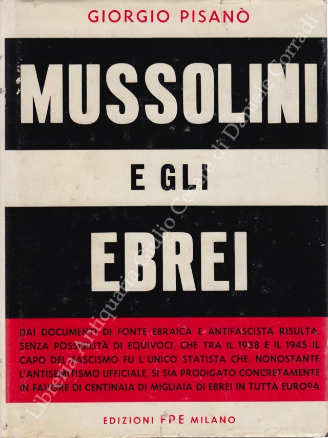 Mussolini e gli ebrei