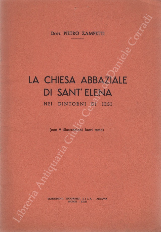 La chiesa abbaziale si Sant'Elena nei dintorni di Iesi