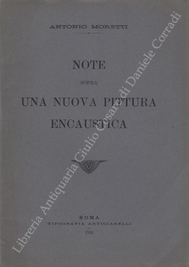 Note sopra una nuova pittura encaustica