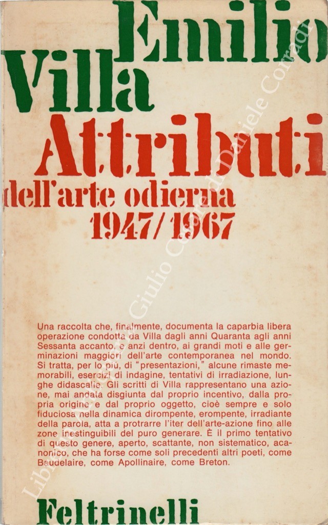 Attributi dell'arte odierna