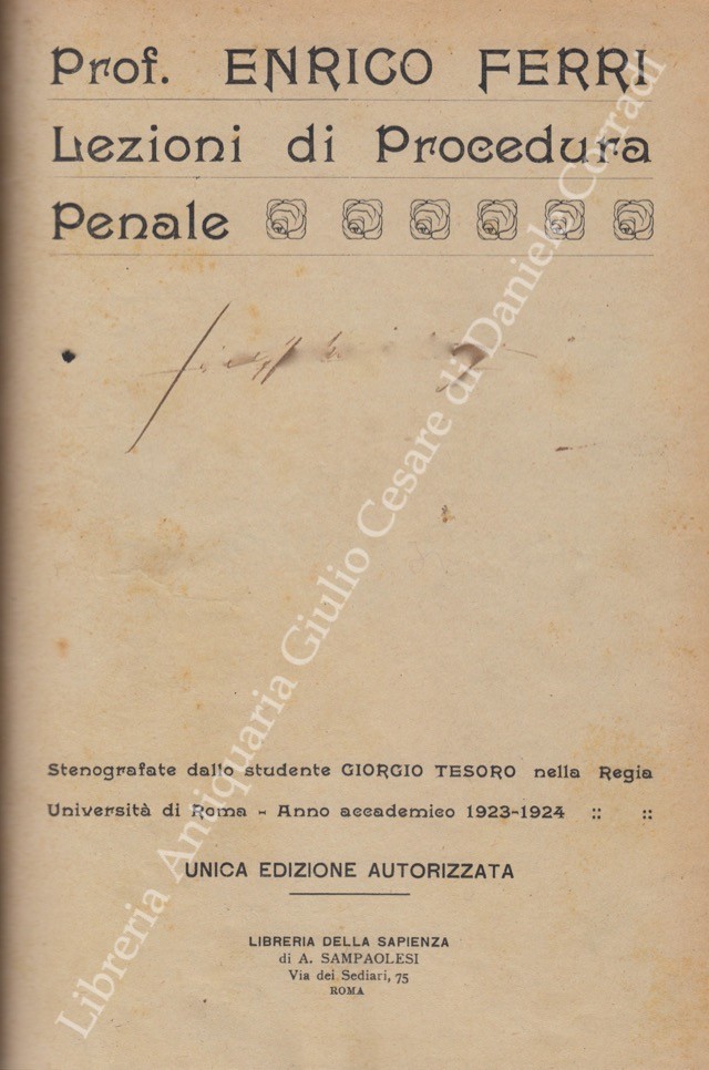 Lezioni di procedura penale