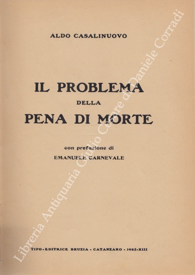 Il problema della pena di morte